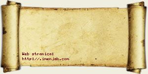 Alimpije Šljivovac vizit kartica